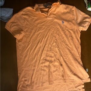 Orange men’s polo